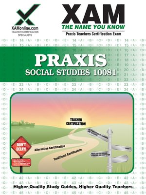 cover image of PRAXIS Social Studies 10081